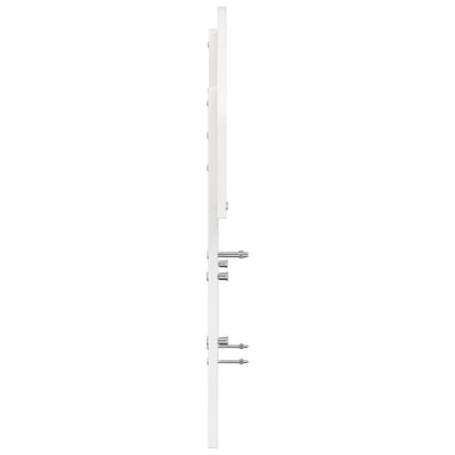 Cabeceira 135 cm madeira de pinho maciça branco