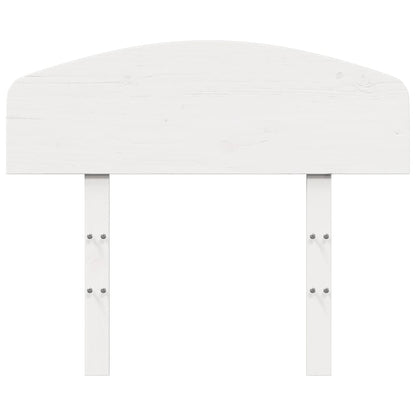 Cabeceira 90 cm madeira de pinho maciça branco
