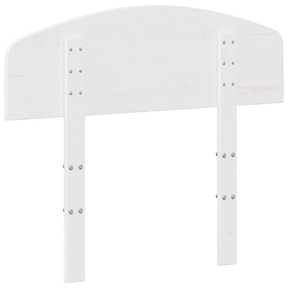 Cabeceira 90 cm madeira de pinho maciça branco
