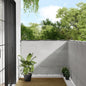 Tela de varanda 120x300 cm 100% poliéster oxford cinzento-claro