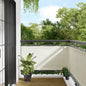 Tela de varanda 75x1000 cm 100% poliéster oxford creme