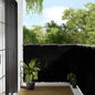 Tela de varanda 120x800 cm 100% poliéster oxford preto