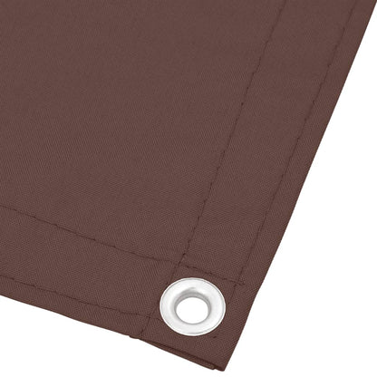 Tela de varanda 75x800 cm 100% poliéster oxford castanho