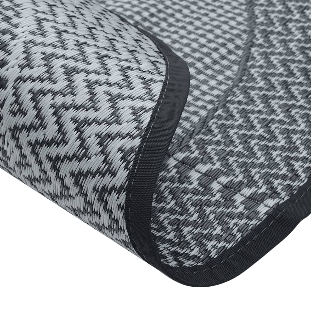 Tapete de exterior Ø120 cm ARAKIL PP cinzento