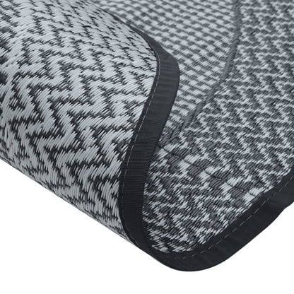 Tapete de exterior Ø120 cm ARAKIL PP cinzento