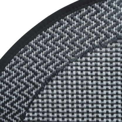 Tapete de exterior Ø160 cm ARAKIL PP cinzento