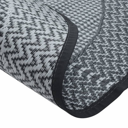 Tapete de exterior Ø160 cm ARAKIL PP cinzento