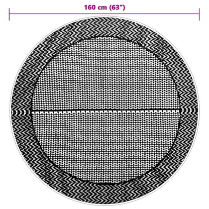 Tapete de exterior Ø160 cm ARAKIL PP cinzento