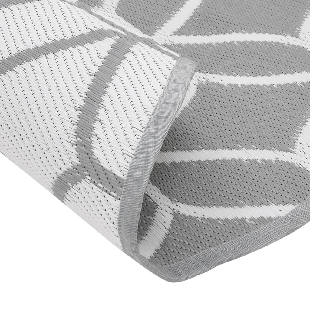 Tapete de exterior Ø160 cm ARAKIL PP cinzento