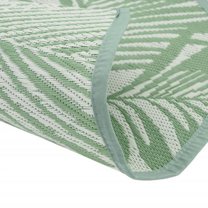 Tapete de exterior Ø120 cm ARAKIL PP Verde