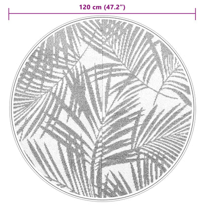 Tapete de exterior Ø120 cm ARAKIL PP Verde