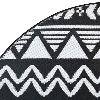 Tapete de exterior Ø200 cm ARAKIL PP preto