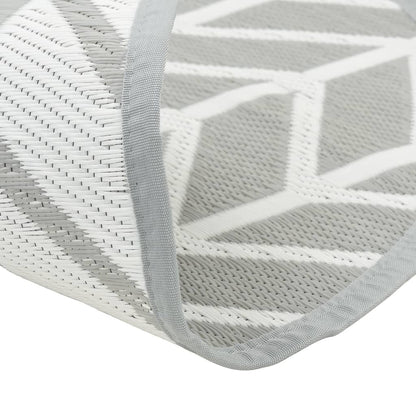 Tapete de exterior Ø160 cm ARAKIL PP cinzento
