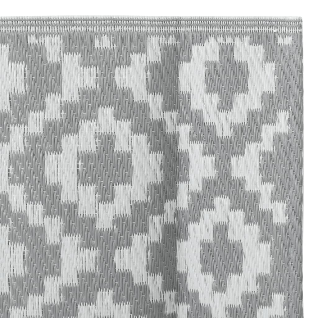 Tapete de exterior 120x180 cm ARAKIL PP cinzento