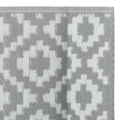 Tapete de exterior 160x230 cm ARAKIL PP cinzento