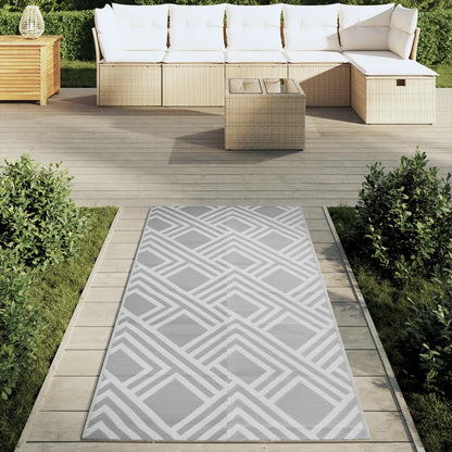 Tapete de exterior 80x150 cm ARAKIL PP cinzento