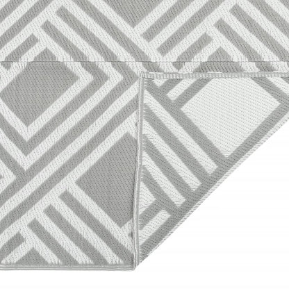 Tapete de exterior 80x150 cm ARAKIL PP cinzento