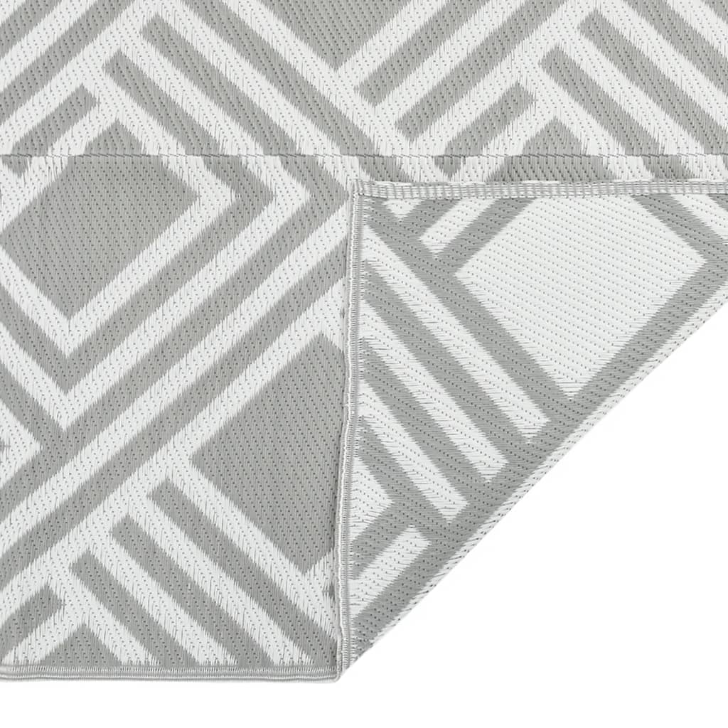 Tapete de exterior 120x180 cm ARAKIL PP cinzento