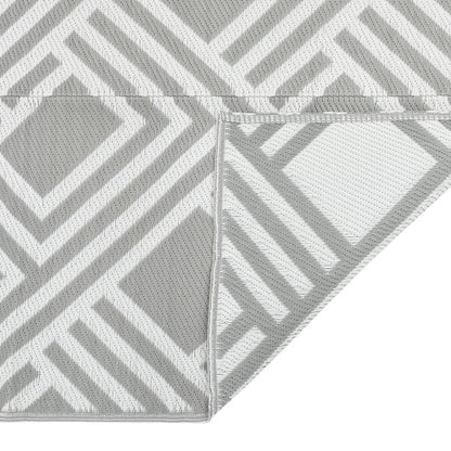Tapete de exterior 120x180 cm ARAKIL PP cinzento