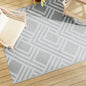 Tapete de exterior 160x230 cm ARAKIL PP cinzento