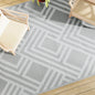 Tapete de exterior 190x290 cm ARAKIL PP cinzento