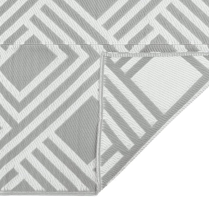 Tapete de exterior 80x250 cm ARAKIL PP cinzento