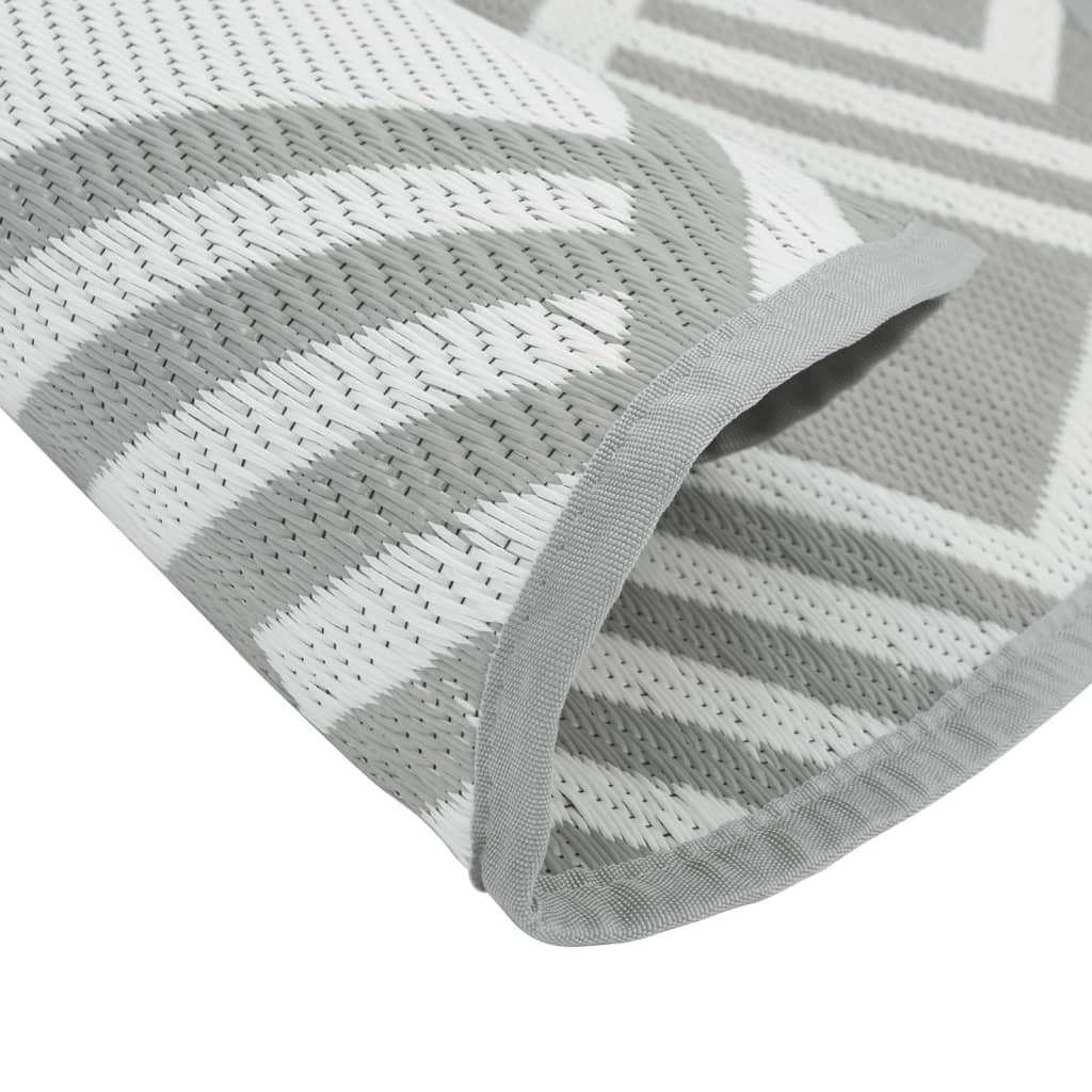 Tapete de exterior Ø120 cm ARAKIL PP cinzento