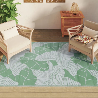Tapete de exterior 140x200 cm ARAKIL PP verde