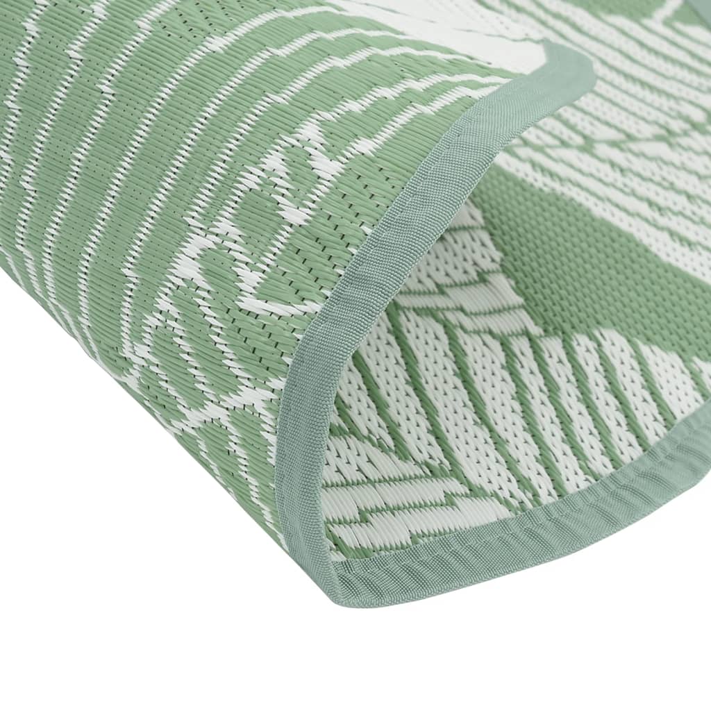 Tapete de exterior Ø120 cm ARAKIL PP Verde