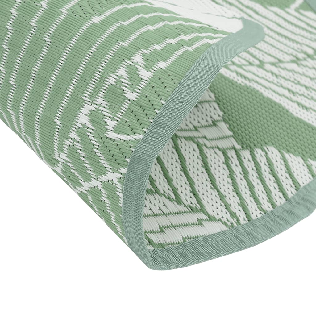 Tapete de exterior Ø200 cm ARAKIL PP Verde