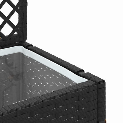 Floreira Preto 35 x 30 x 135 cm Metal