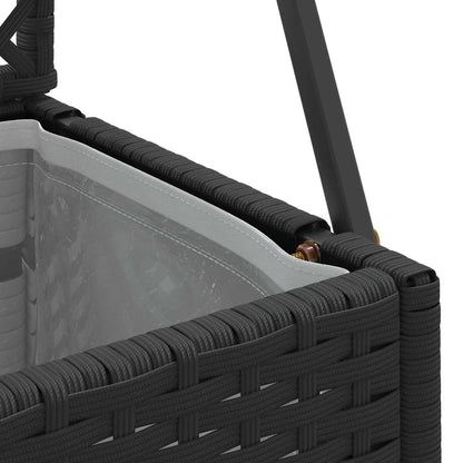 Vaso de Jardim Preto 70 x 30 x 135 cm Metal