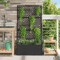Floreira Preto 70 x 30 x 135 cm Metal