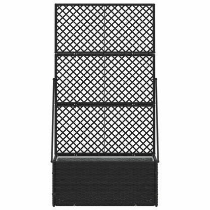 Vaso de Jardim Preto 70 x 30 x 135 cm Metal