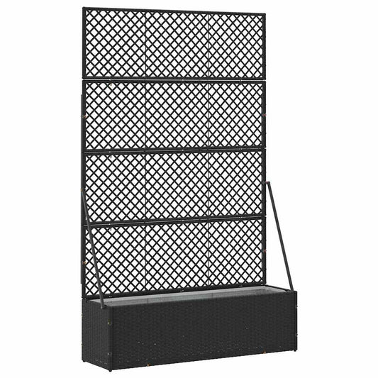 Floreira Preto 105 x 30 x 170 cm Metal