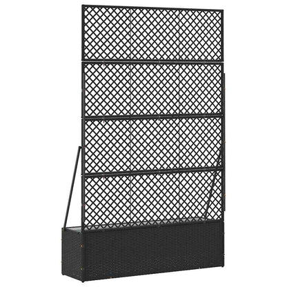 Floreira Preto 105 x 30 x 170 cm Metal