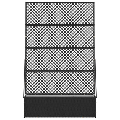 Vaso de Jardim Preto 105 x 30 x 170 cm Metal