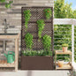 Floreira Castanho 70 x 30 x 135 cm Metal