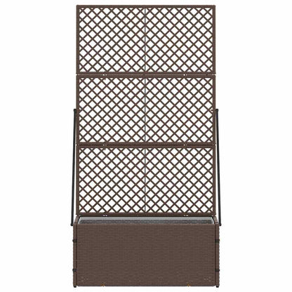 Floreira Castanho 70 x 30 x 135 cm Metal