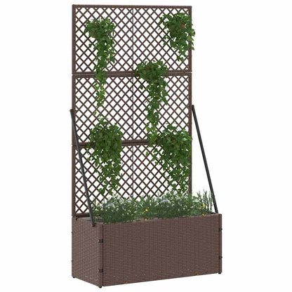 Floreira Castanho 70 x 30 x 135 cm Metal