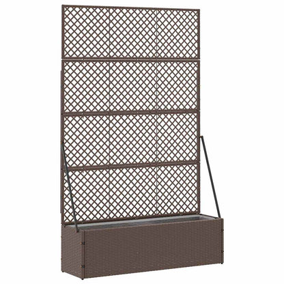 Floreira Castanho 105 x 30 x 170 cm Metal