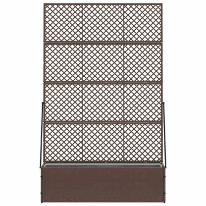 Vaso de Jardim Castanho 105 x 30 x 170 cm Metal