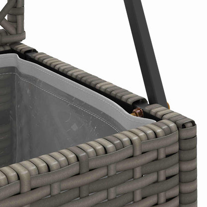 Vaso de Jardim Cinzeto 105 x 30 x 170 cm Metal