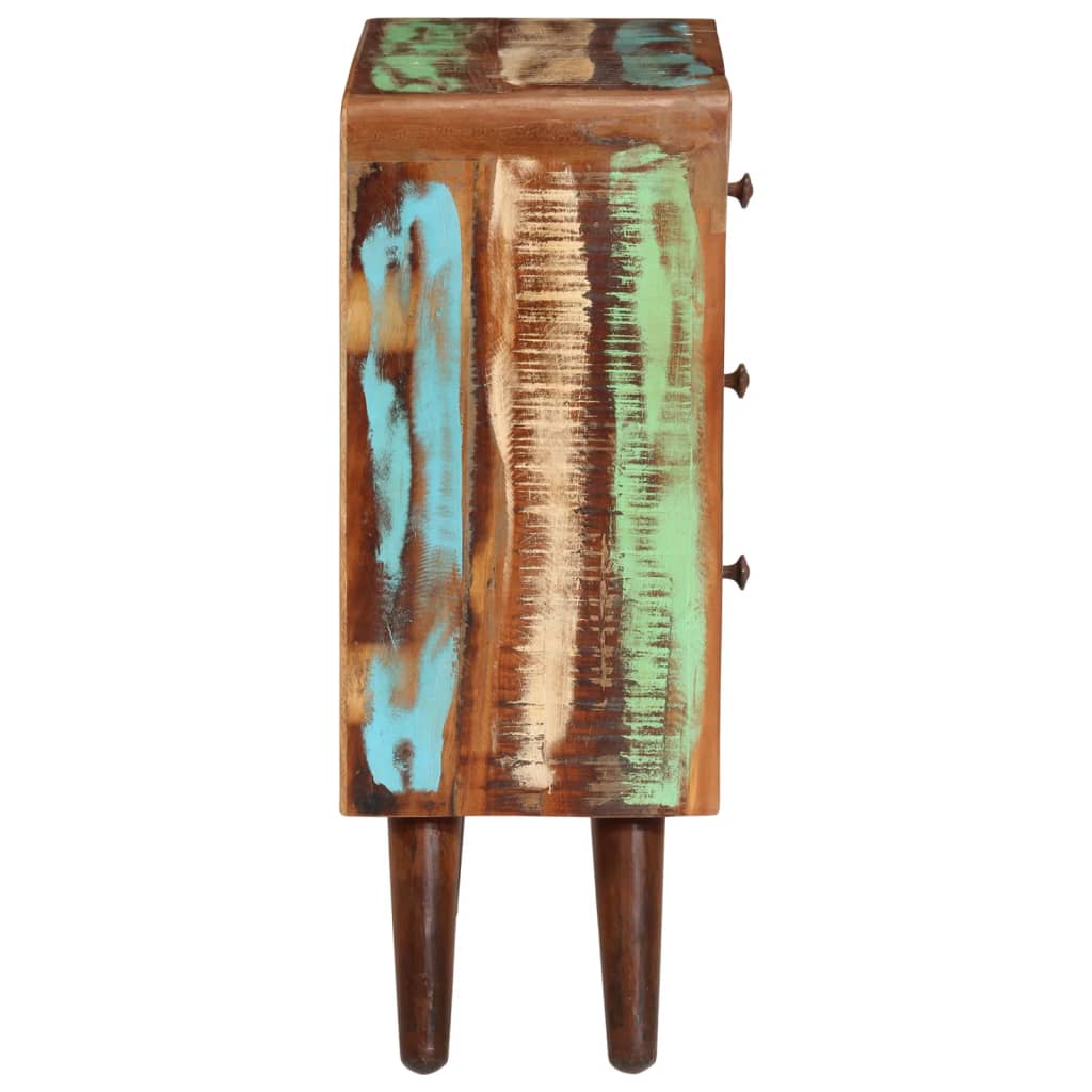 Aparador 55x30x80 cm madeira recuperada maciça