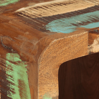 Aparador 55x30x80 cm madeira recuperada maciça