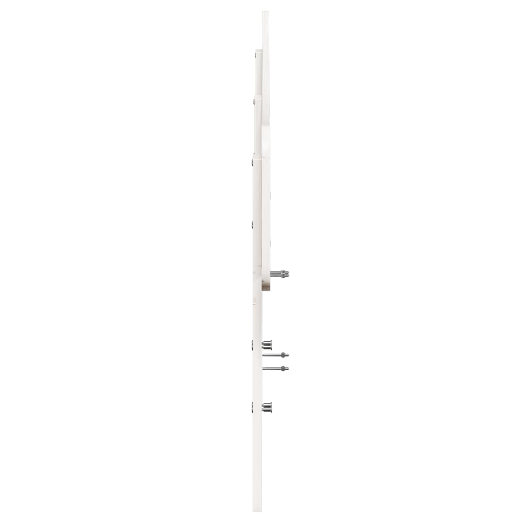 Cabeceira 180 cm madeira de pinho maciça branco