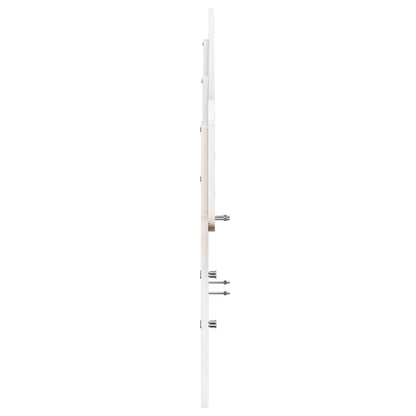 Cabeceira 180 cm madeira de pinho maciça branco