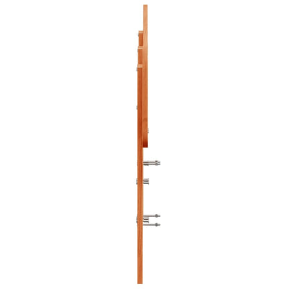 Cabeceira 120 cm madeira de pinho maciça castanho-mel