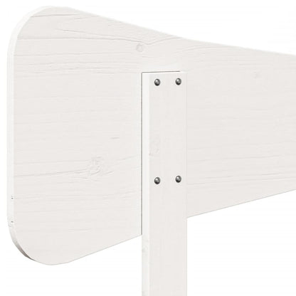 Cabeceira 90 cm madeira de pinho maciça branco
