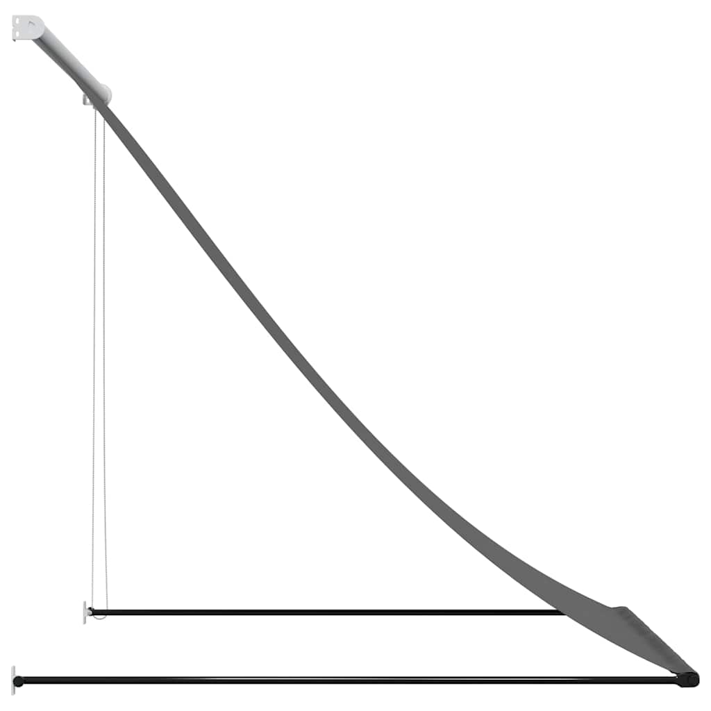 Toldo retrátil 150x150 cm tecido e aço antracite